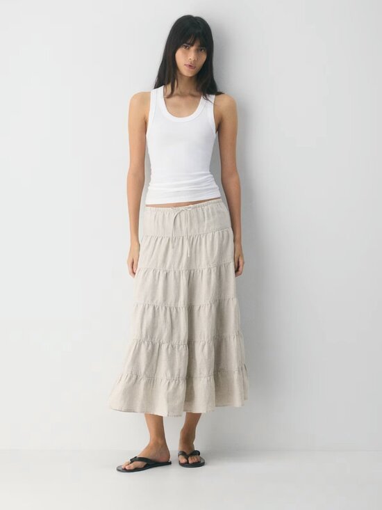 Wilfred Dresses & Skirts - NWT - Aritzia Wilfred Bouquet Linen Skirt